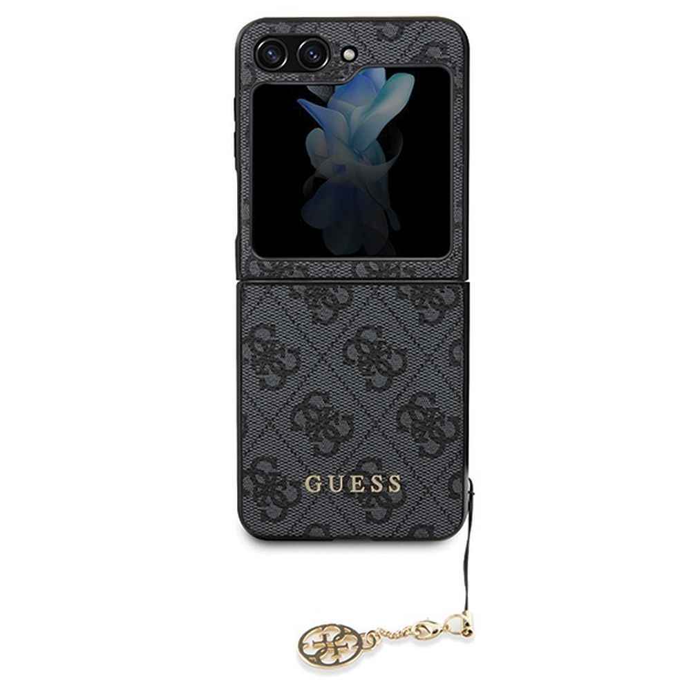 GUESS futerał do SAMSUNG Z Flip 5 GUHCZF5GF4GGR (4G Charm) szary