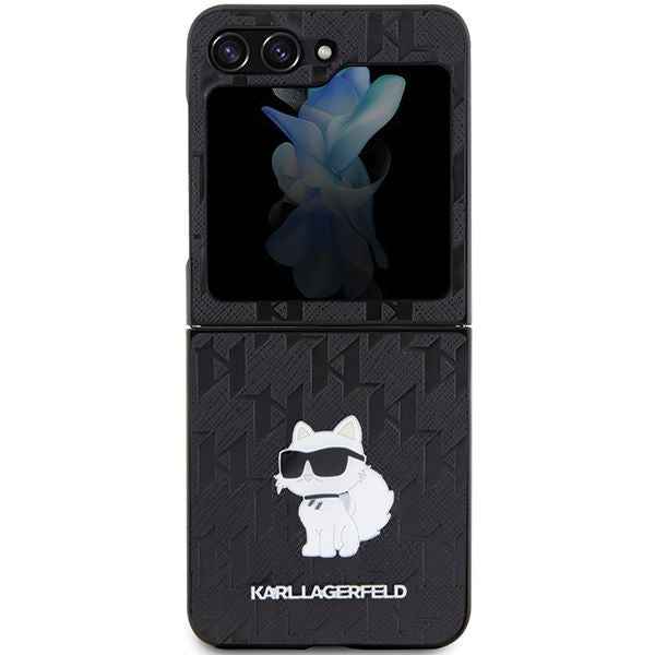 KARL LAGERFELD futerał do SAMSUNG Z Flip 5 KLHCZF5SAPCHNPK (Saffiano Mono Choupette PIN) czarny
