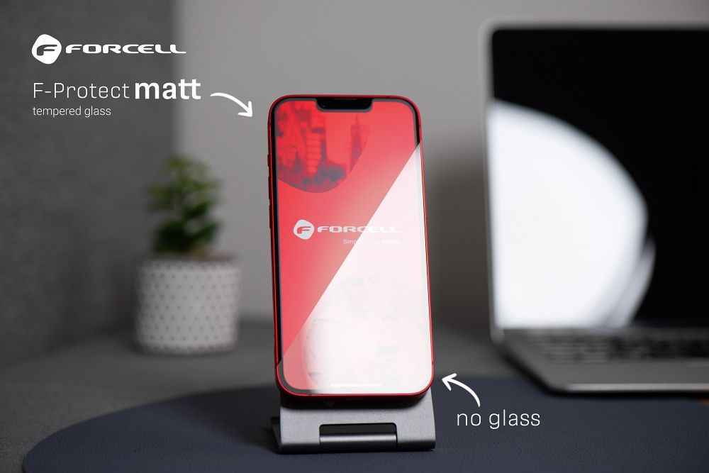 Szkło hartowane do iPhone 15 Plus Forcell Matt Glass czarne