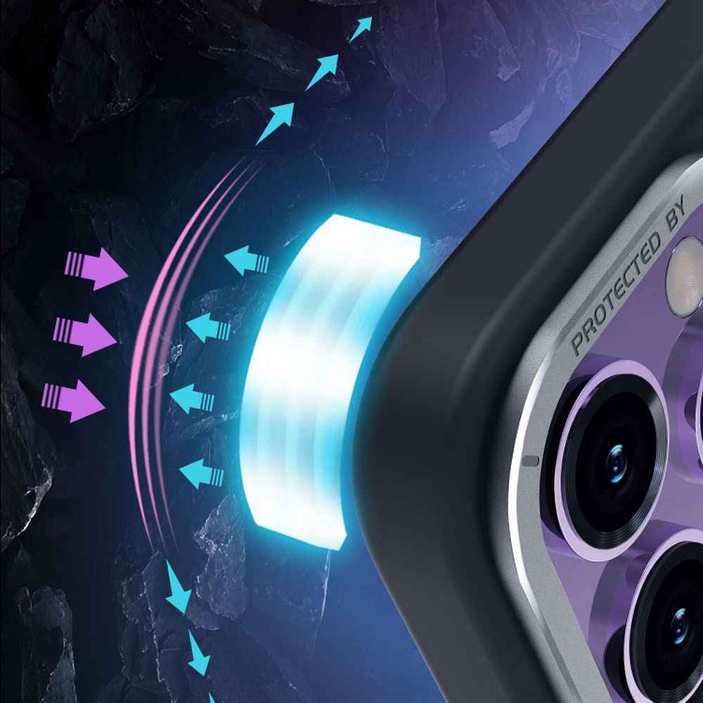 Futerał X-ONE Dropguard Magnetic Case Air (kompatybilny z MagSafe) - do Apple iPhone 14 Pro Max czarny