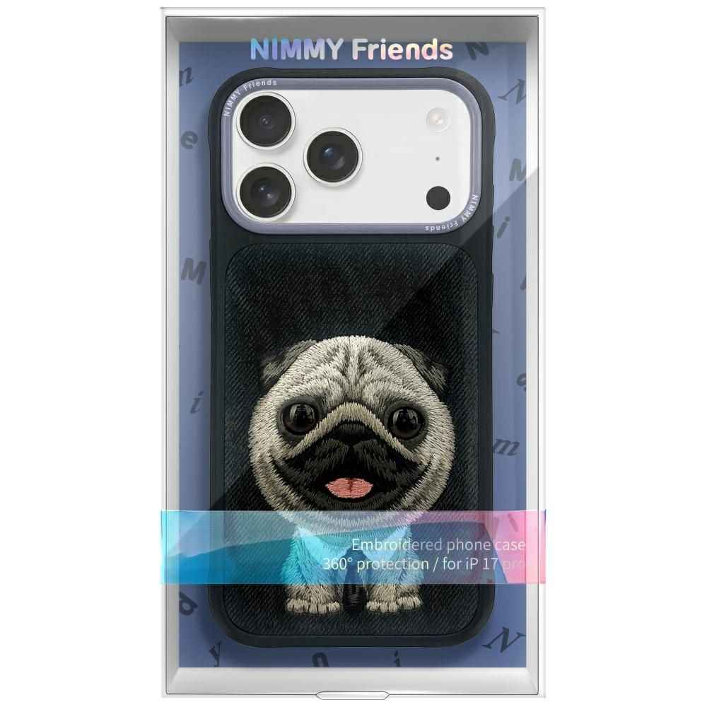 NIMMY Etui BIG EYED PET 2.0 Dog do iPhone 17 Pro Max czarny