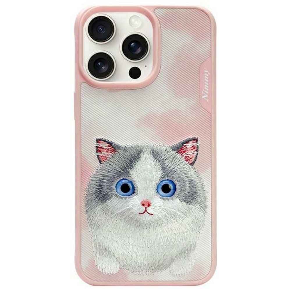 NIMMY futerał BIG EYED PET 2.0 Cat do IPHONE 15 Pro różowy