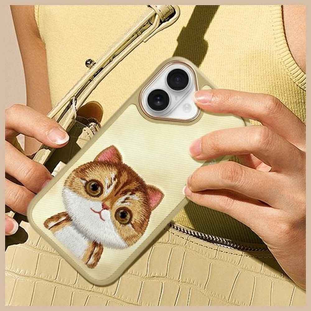 NIMMY futerał BIG EYED PET 2.0 Cat do IPHONE 16 khaki
