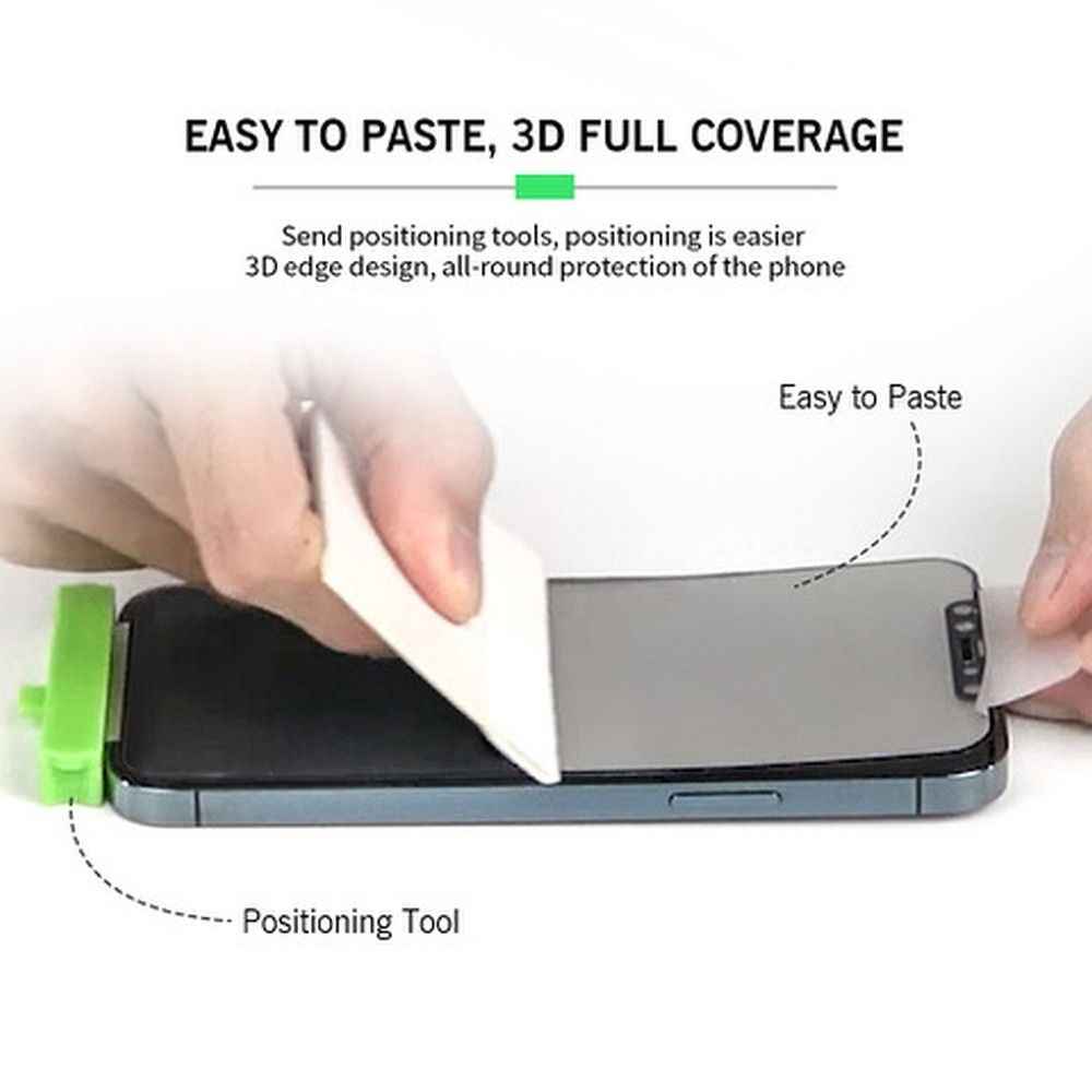 Szkło hybrydowe Bestsuit Flex-Buffer 5D z powłoką antybakteryjną Biomaster do iPhone 13 mini czarny