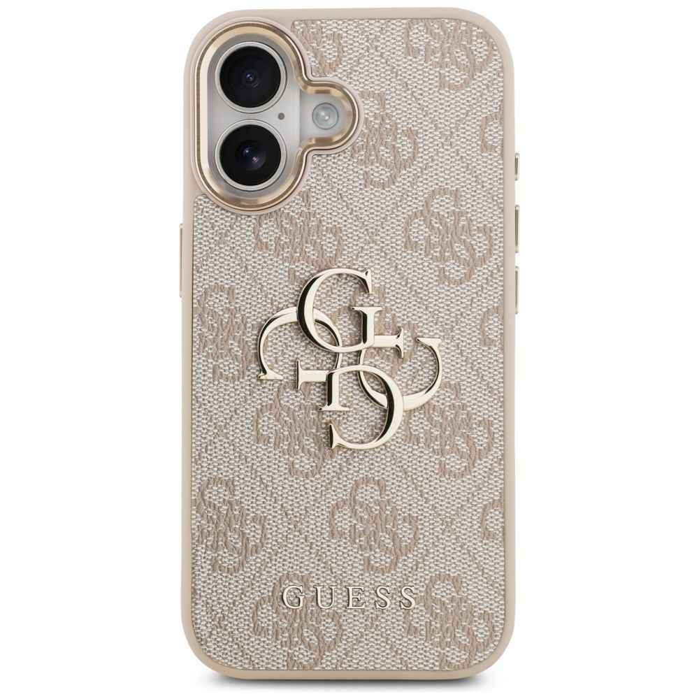 GUESS futerał do IPHONE 17 GUHCP17S4GMGCPI (PU W/ Big 4G Classic Logo) złoto różowy