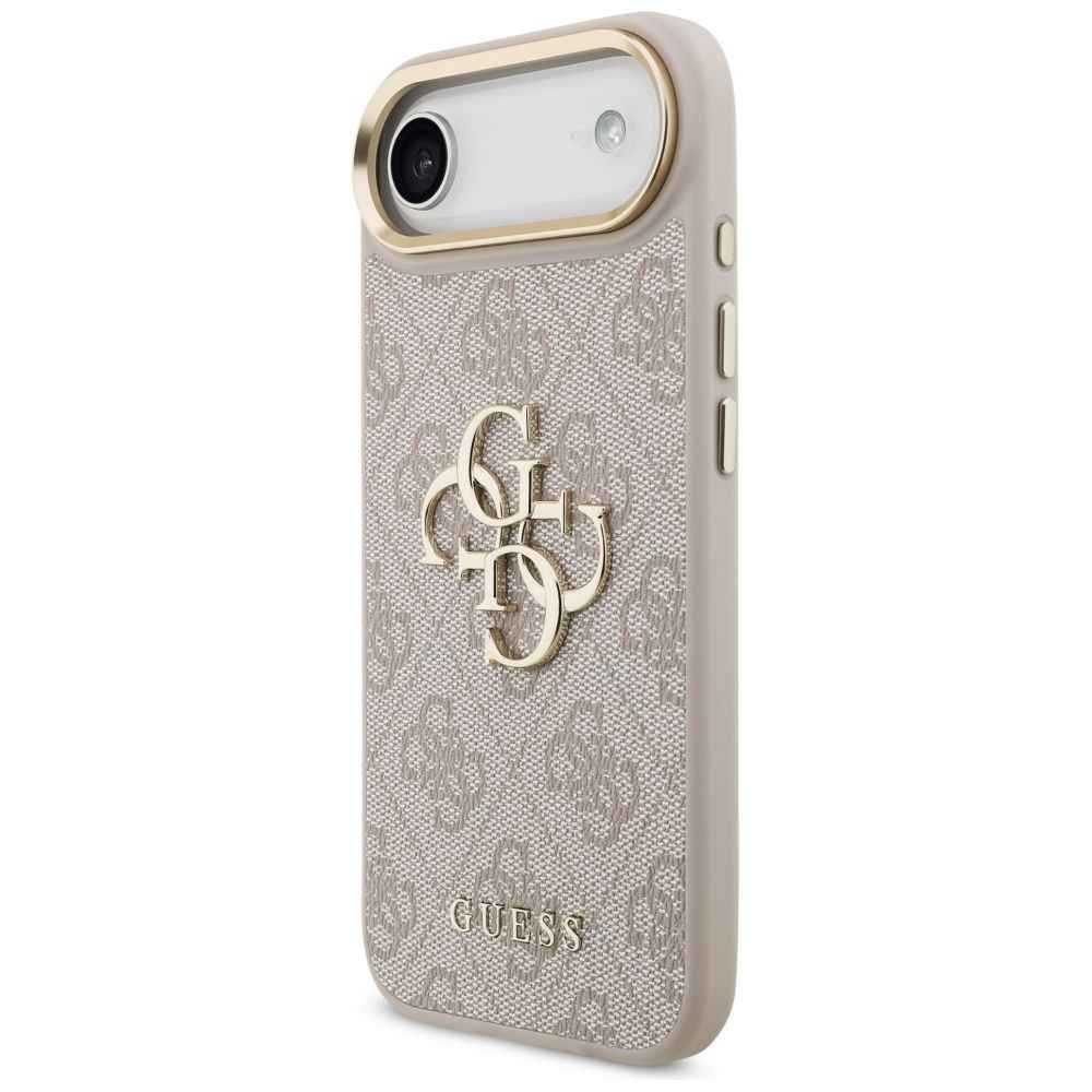 GUESS futerał do IPHONE 17 Air GUHCP17M4GMGCPI (PU W/ Big 4G Classic Logo) złoto różowy