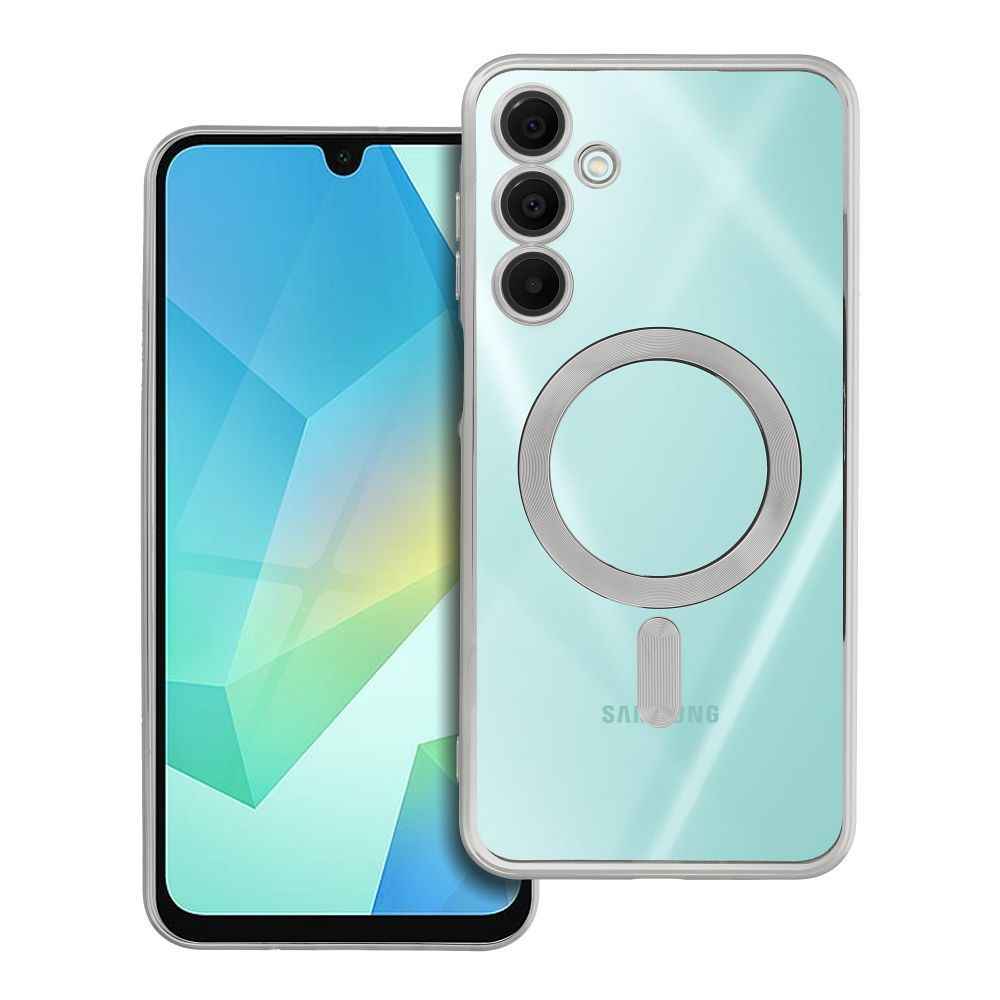 Futerał ELECTRO MAG COVER kompatybilny z MagSafe do SAMSUNG A16 5G / A16 4G srebrny