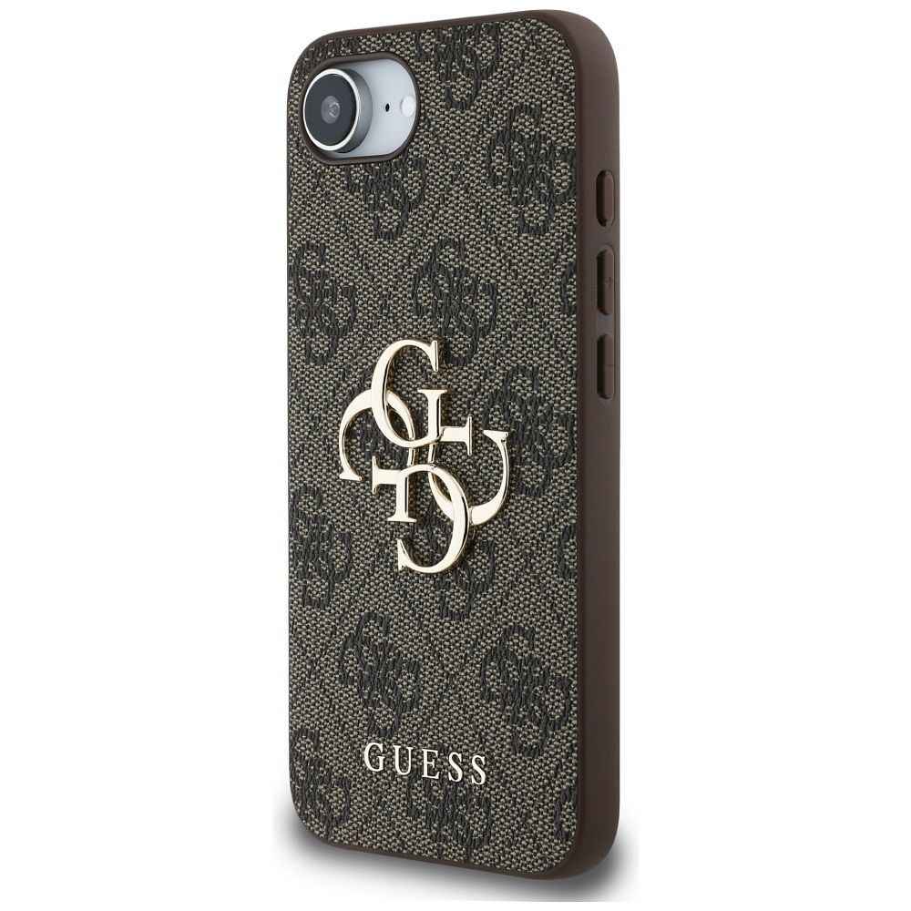 GUESS futerał do IPHONE 16e (SE 4 2025) GUHCPSE44GMGBR (4G PU Big Logo) brązowy