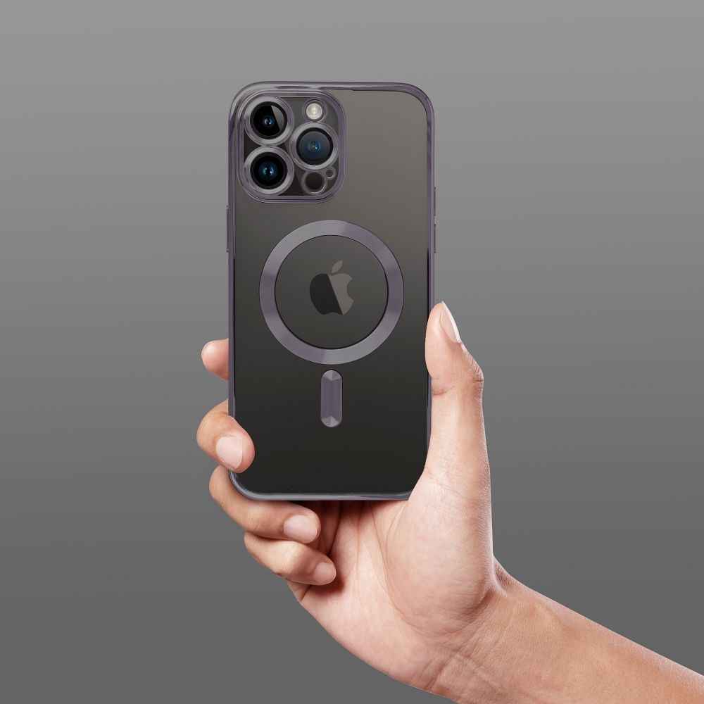 Futerał ELECTRO MAG COVER kompatybilny z MagSafe do iPhone 17 Pro (full ring) czarny