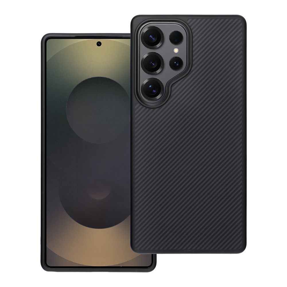Carbon Elite Mag Cover kompatybilny z MagSafe pasuje do SAMSUNG S25 ULTRA czarny