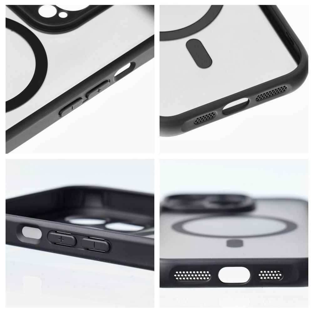 Futerał FULL MATTE MAG COVER kompatybilny z MagSafe do iPhone 17 Pro Max (full ring) czarny