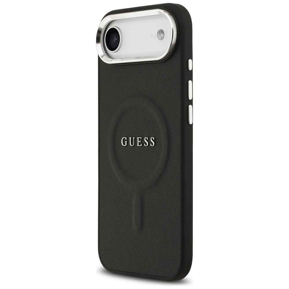 GUESS futerał do IPHONE 17 Air kompatybilny z MagSafe GUHMP17MPSAREGSK (PU W/ Classic Logo) czarny