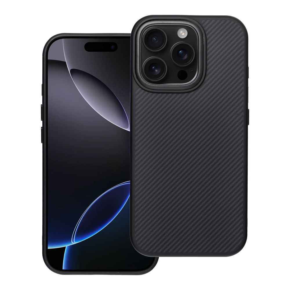 Carbon Elite Mag Cover kompatybilny z MagSafe pasuje do IPHONE 16 czarny