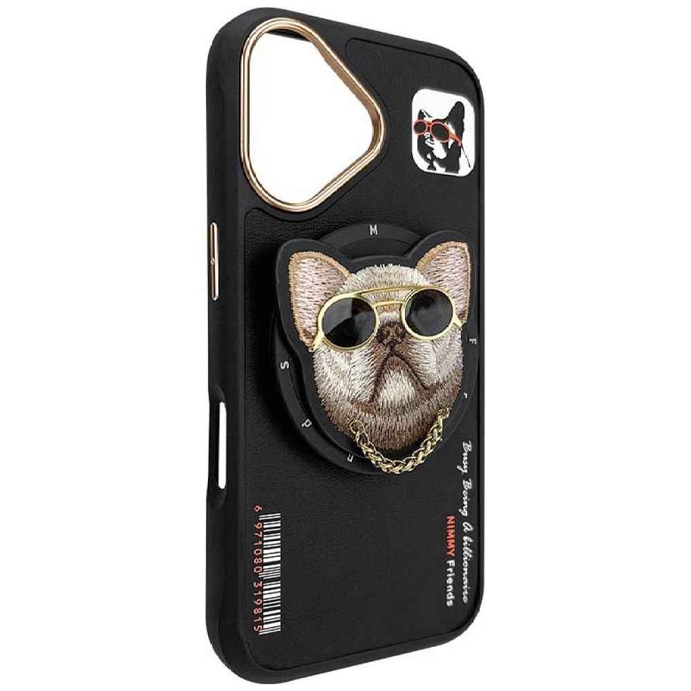 NIMMY futerał GLASSES COOL DOG kompatybilny z MagSafe do iPhone 16 czarny