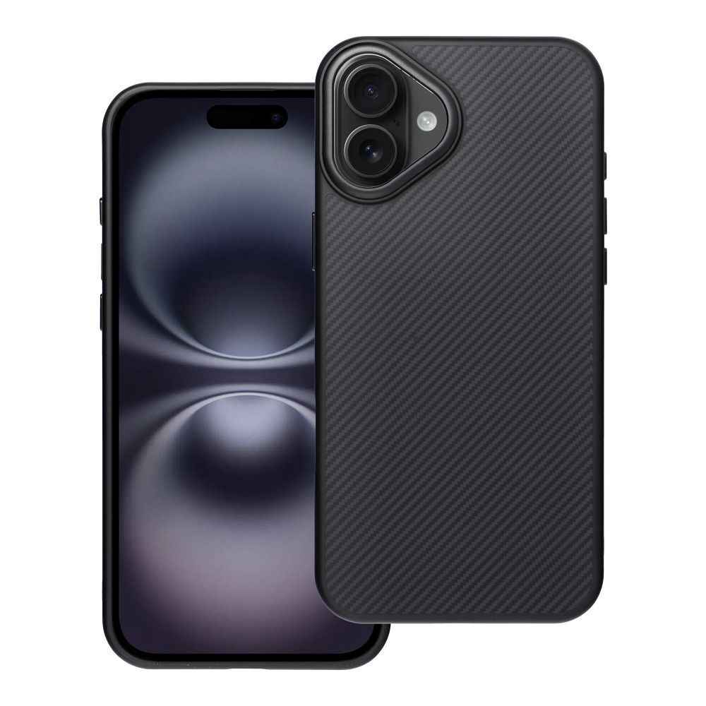 Carbon Elite Mag Cover kompatybilny z MagSafe pasuje do IPHONE 16 PLUS czarny