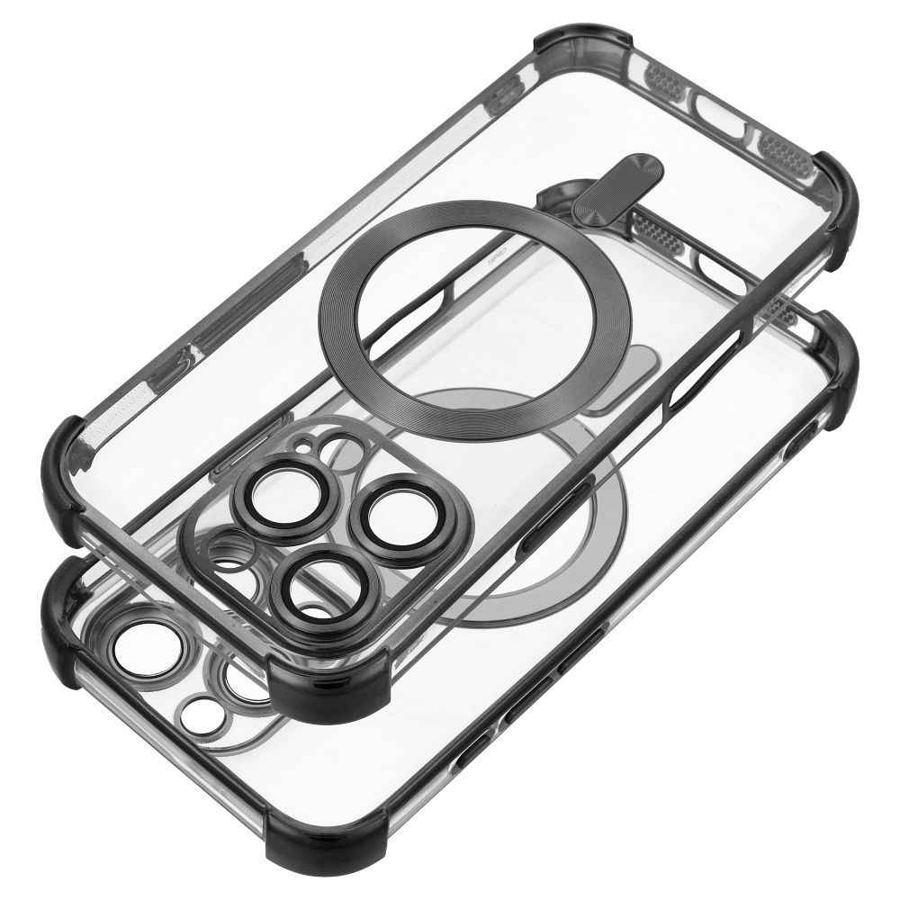 Futerał ANTISHOCK ELECTRO do iPhone 16 Pro Max kompatybilny z MagSafe czarny