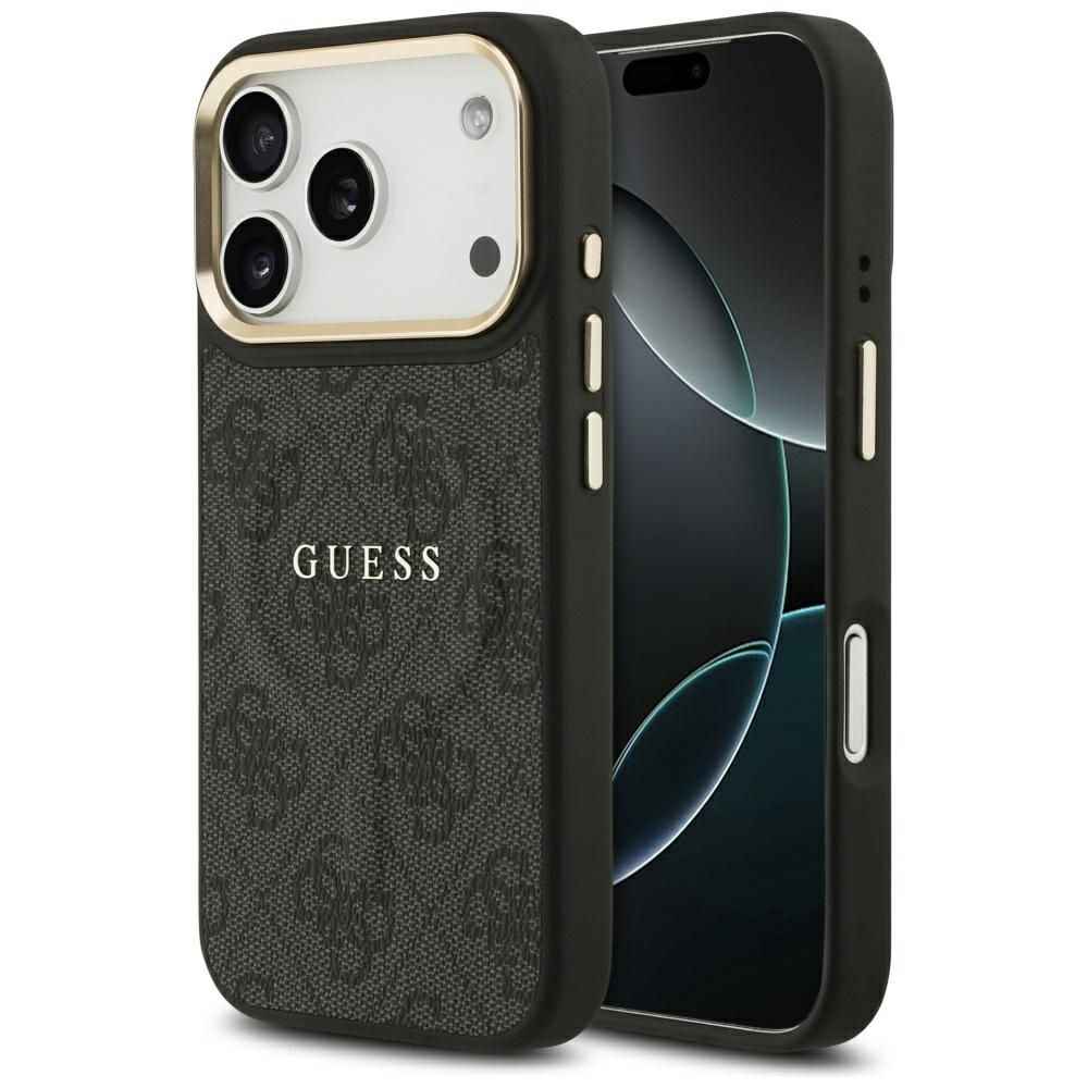 GUESS futerał do IPHONE 17 Pro kompatybilny z MagSafe GUHMP17LP4MSEGCK (PU 4G W/ Classic) czarny