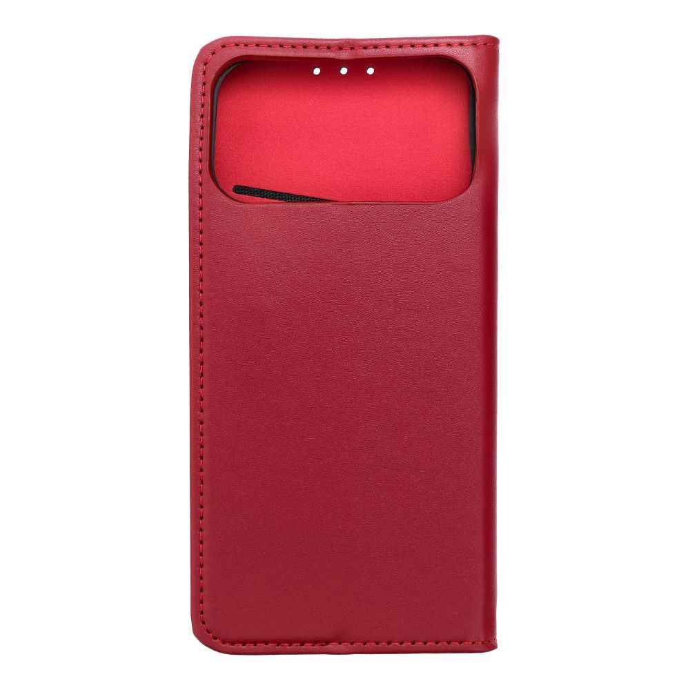 Kabura SMART Pro Book skórzana do iPhone 17 Pro Max bordowy