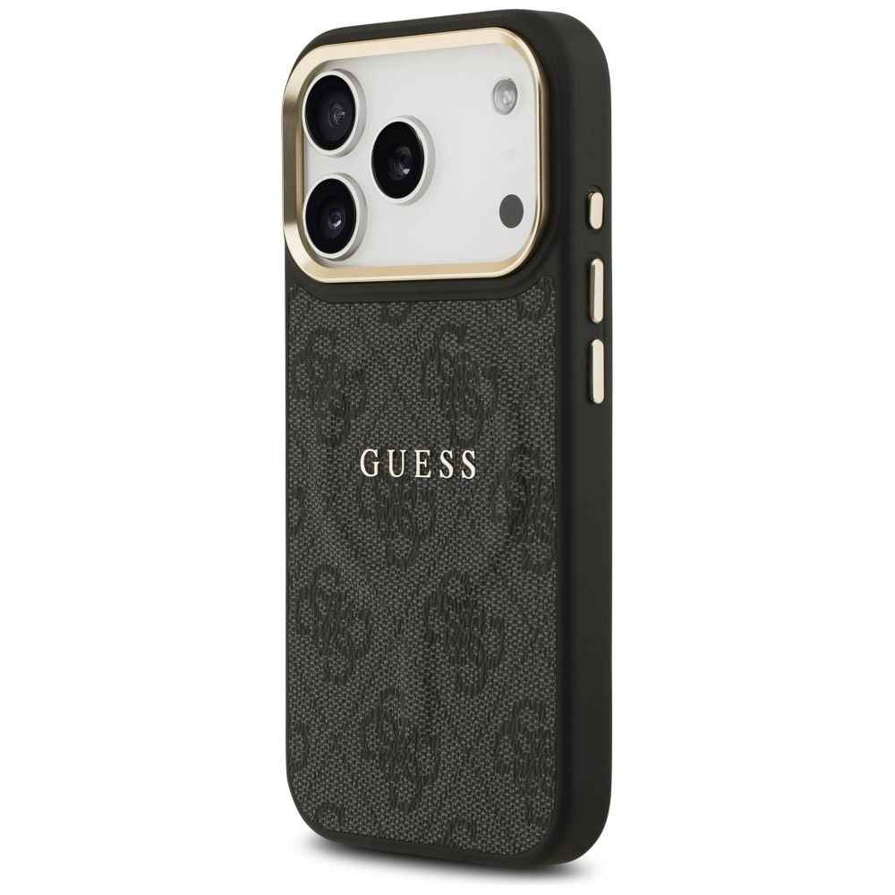GUESS futerał do IPHONE 17 Pro kompatybilny z MagSafe GUHMP17LP4MSEGCK (PU 4G W/ Classic) czarny