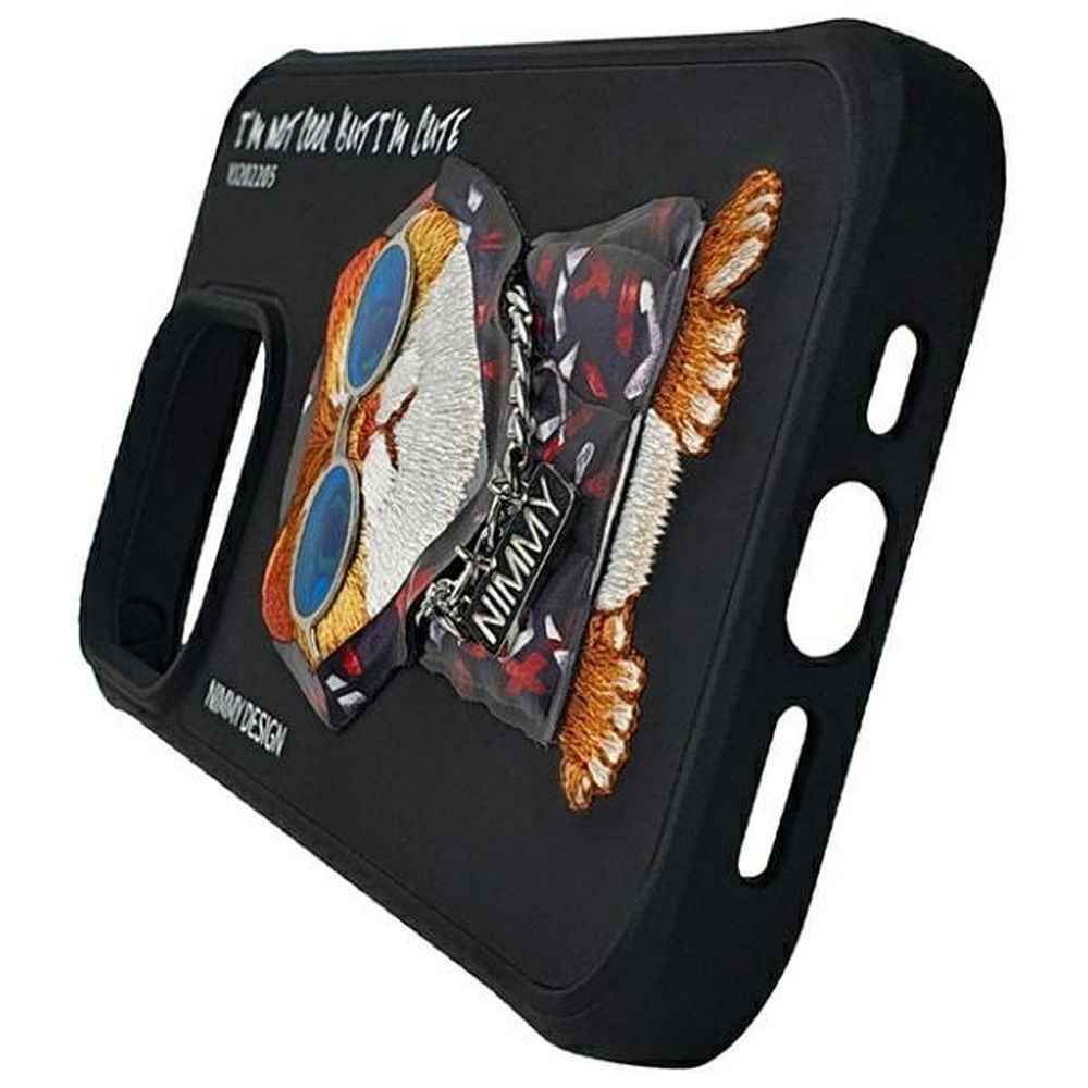 NIMMY futerał GLASSES COOL CAT do iPhone 15 Pro Max czarny