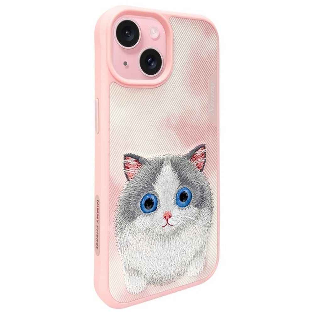 NIMMY futerał BIG EYED PET 2.0 Cat do IPHONE 15 różowy