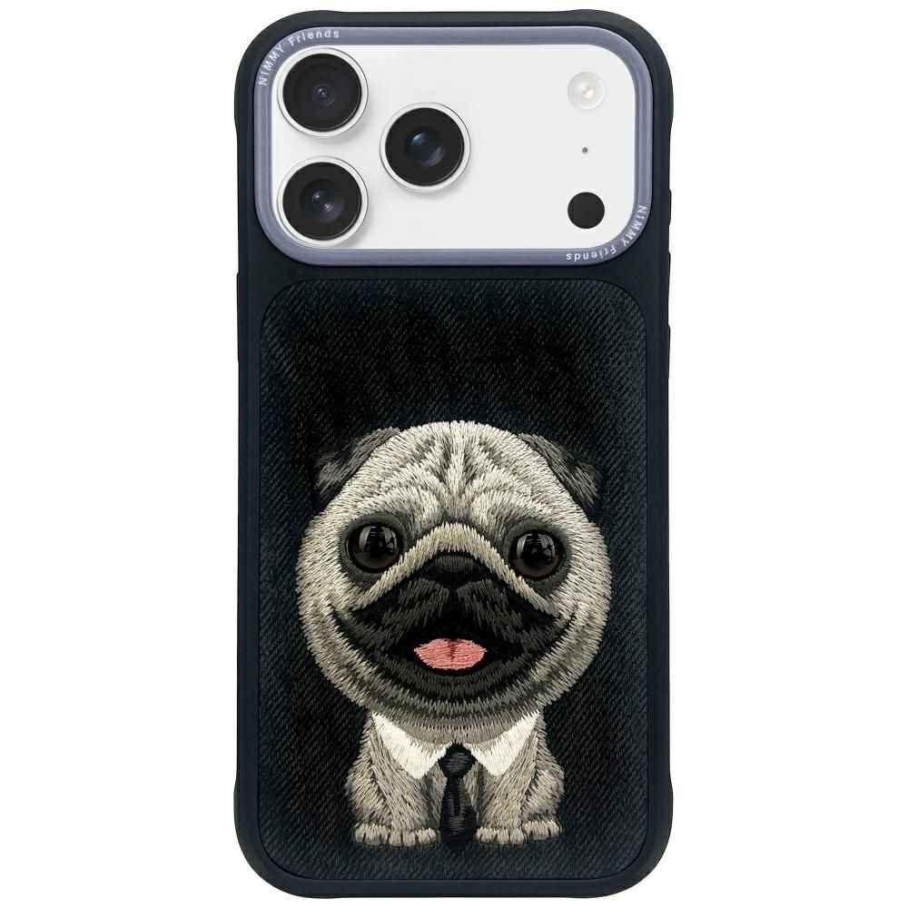 NIMMY Etui BIG EYED PET 2.0 Dog do iPhone 17 Pro czarny