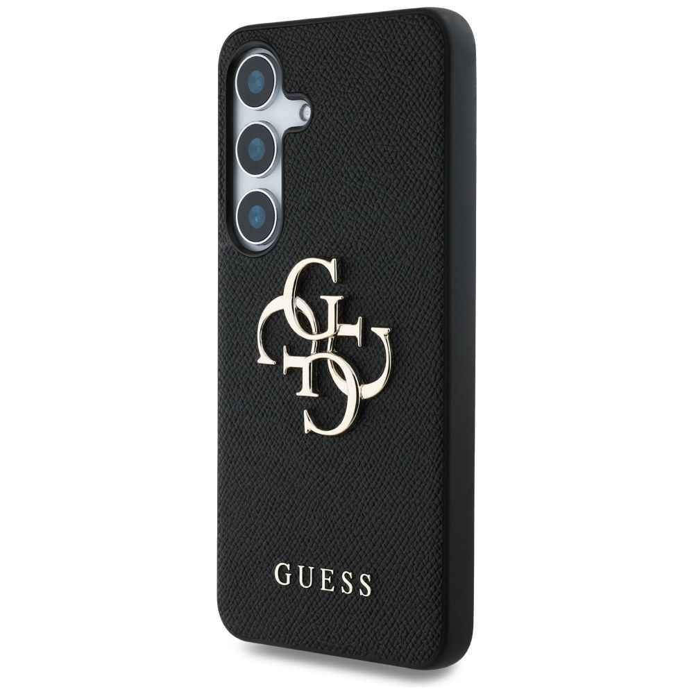 GUESS futerał do SAMSUNG S25 Plus GUHCS25MPGT4MBK (PU Grained Big 4G and Classic Logo) czarny