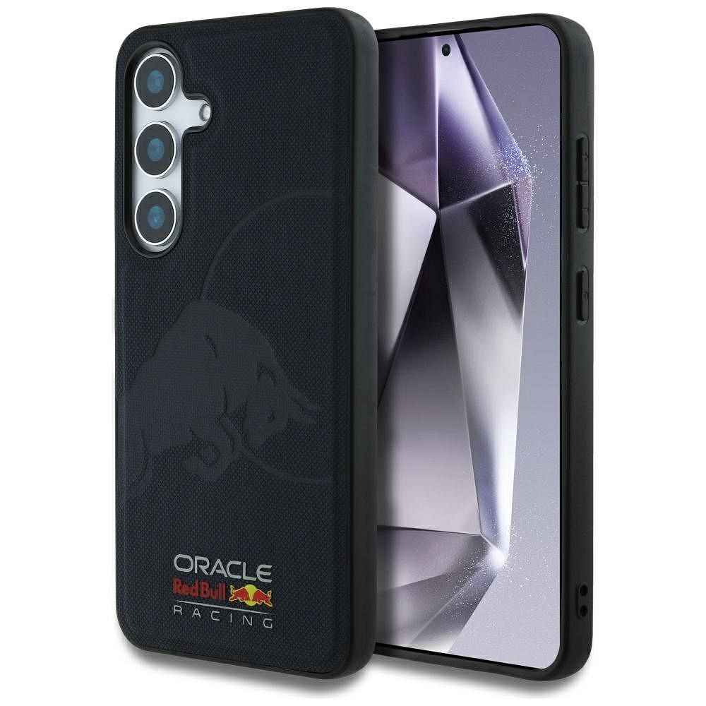 RED BULL futerał do SAMSUNG S25 RBHMS25S24PUBUFV (Magnetic Meshed PU W/ Debossed Bull) navy