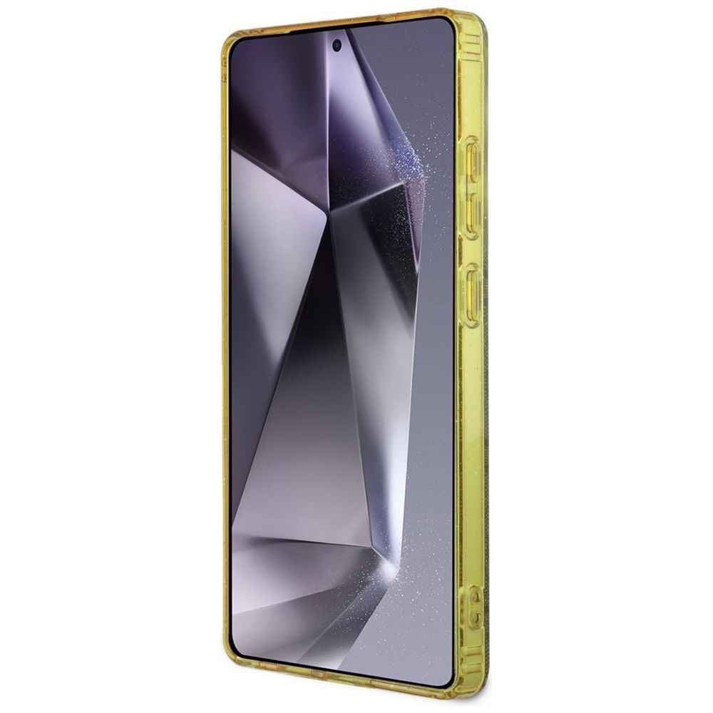 GUESS futerał do SAMSUNG S25 Ultra GUHMS25LHG4PRTGW (Magnetic IML Metal Glitter 4G Circle Triangle) brązowy