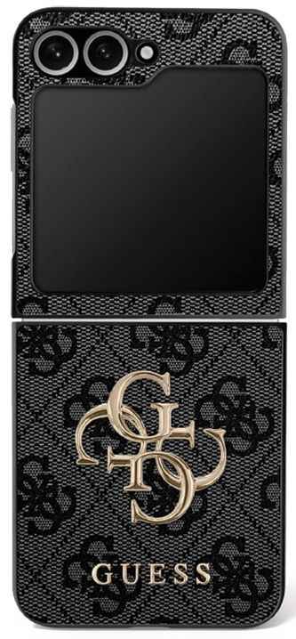 GUESS futerał do SAMSUNG Z Flip7 GUHCZF74GMGGR (PU Leather 4G Metal Logo) czarny