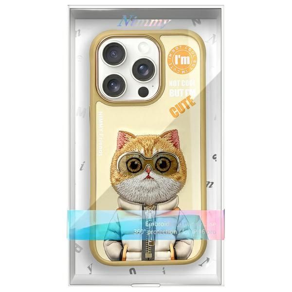 Grafika przedstawia NIMMY futerał COOL&CUTE 2.0 Cat do IPHONE 16 Pro Max khaki
