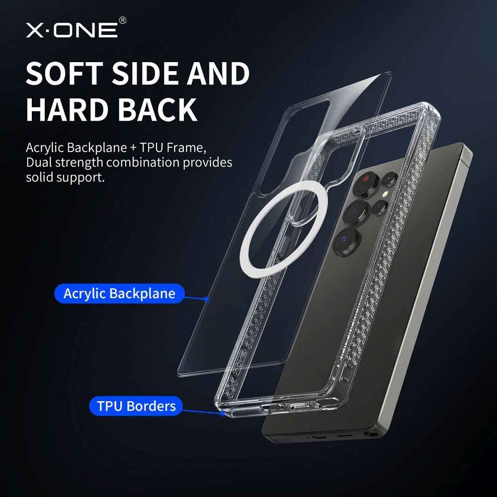 Futerał X-ONE Dropguard Magnetic Case Pro (kompatybilny z MagSafe) - do Samsung Galaxy S25 Ultra