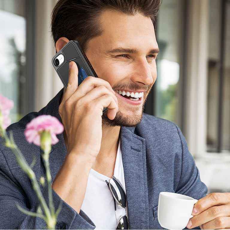 DUX DUCIS futerał RAFI II MAG z podstawką kompatybilny z MagSafe do IPHONE 16e (SE 4 2025) czarny