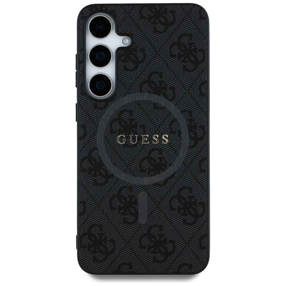 GUESS futerał do SAMSUNG S25 Plus GUHMS25MG4GFRK (Magnetic PU 4G Ring Classic Logo) czarny