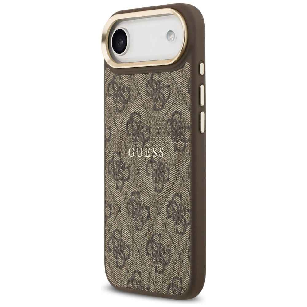 GUESS futerał do IPHONE 17 Air kompatybilny z MagSafe GUHMP17MP4MSEGCW (PU 4G W/ Classic) brązowy