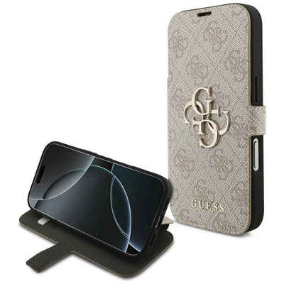 GUESS Etui do iPhone 17 Pro GUBKP17L4GMGPI (PU 4G Metal Logo) różowa