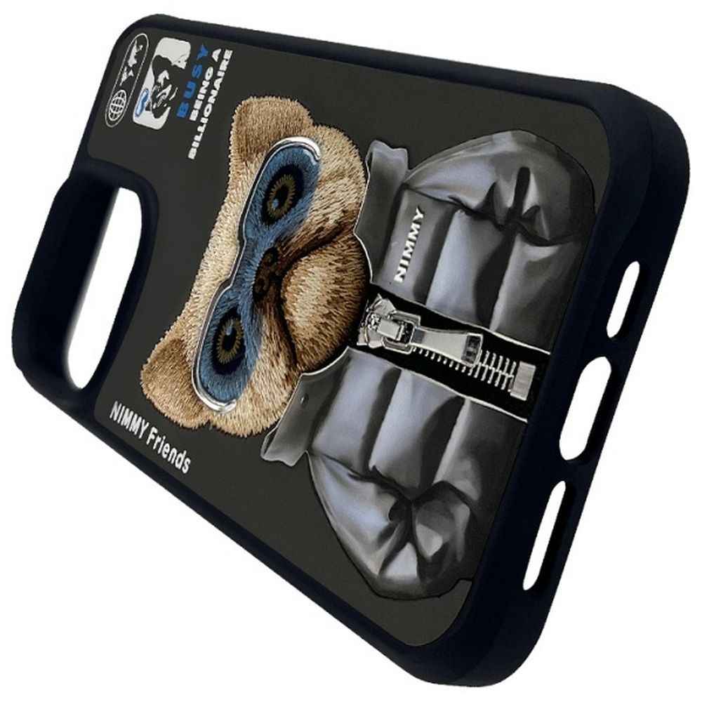 NIMMY futerał COOL&CUTE 2.0 Dog do iPhone 15 Pro Max czarny