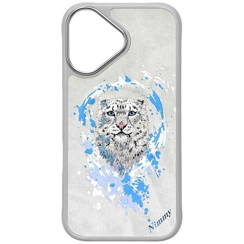 NIMMY futerał PANTERA kompatybilny z MagSafe do iPhone 16 jasno szary