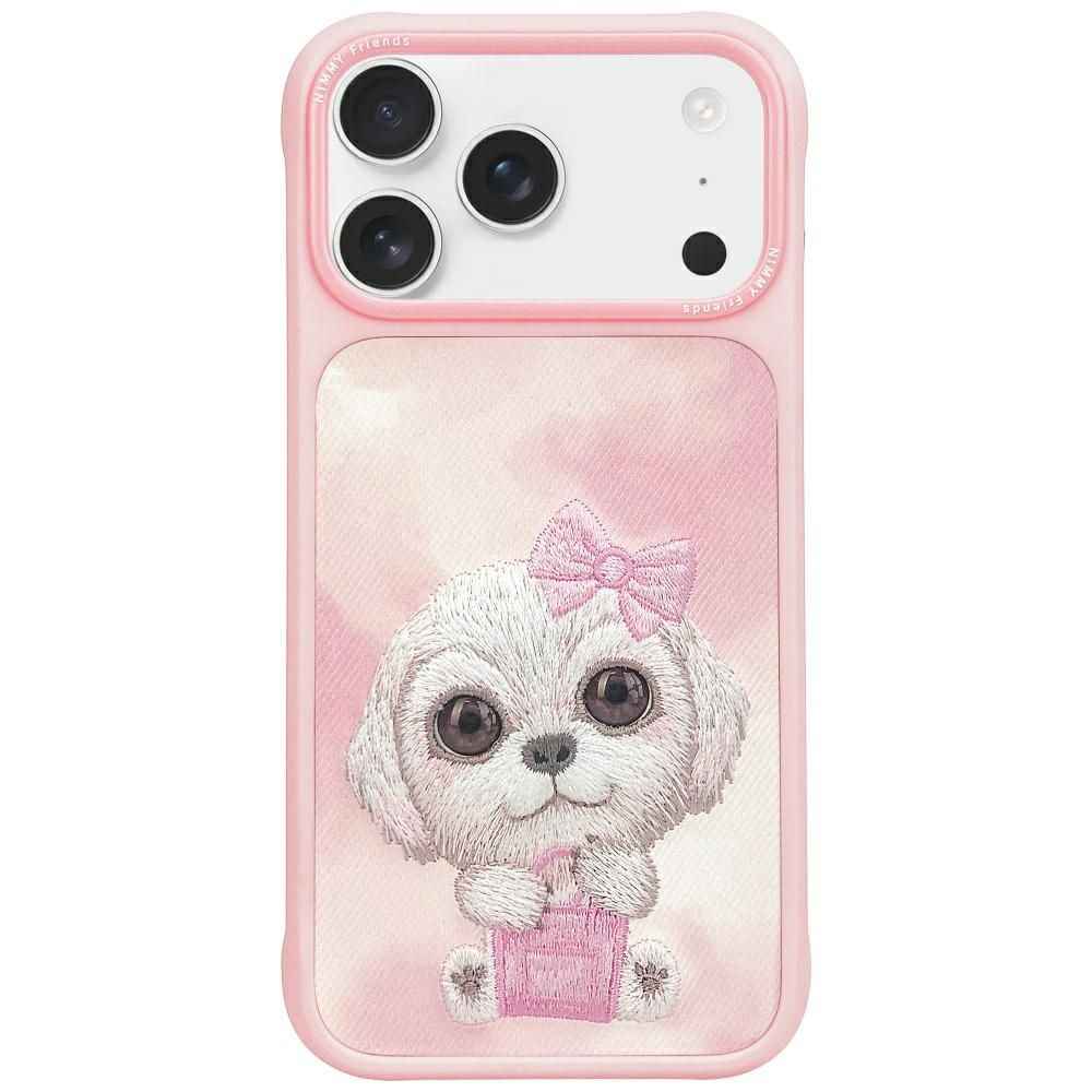 NIMMY Etui BIG EYED PET 2.0 Dog do iPhone 17 Pro Max różowy
