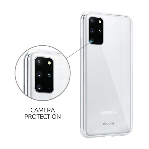 Etui na telefon Samsung Galaxy S20+ Plus Crong Crystal Slim Cover przezroczyste