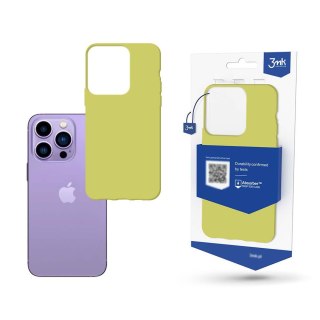 Etui iPhone 12 Pro Max 3MK Matt Case limonkowy