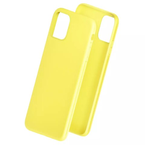 Etui na telefon iPhone 12 Pro Max 3MK Matt Case limonkowy 3MK