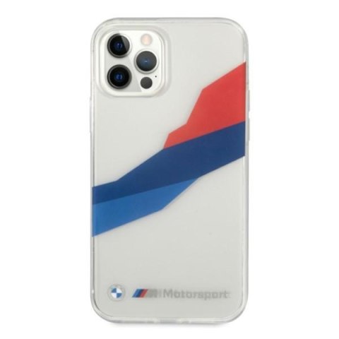 Etui iPhone 12 Pro Max BMW przezroczyste hardcase Motorsport Tricolor