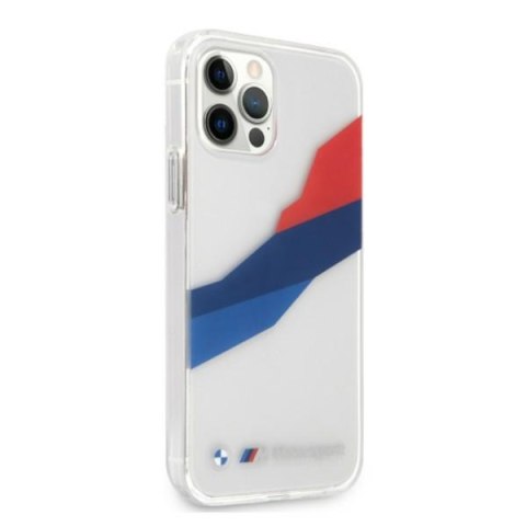 Etui iPhone 12 Pro Max BMW przezroczyste hardcase Motorsport Tricolor