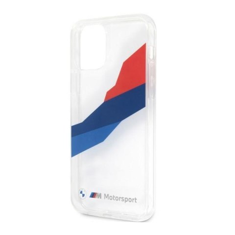 Etui iPhone 12 Pro Max BMW przezroczyste hardcase Motorsport Tricolor