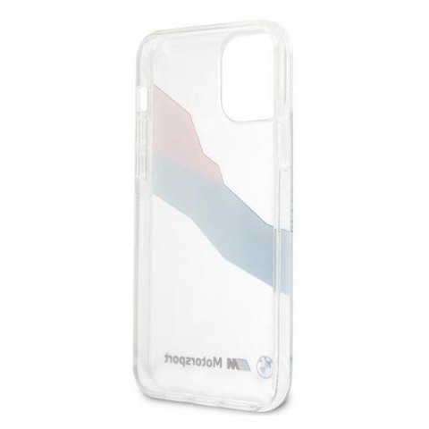 Etui iPhone 12 Pro Max BMW przezroczyste hardcase Motorsport Tricolor