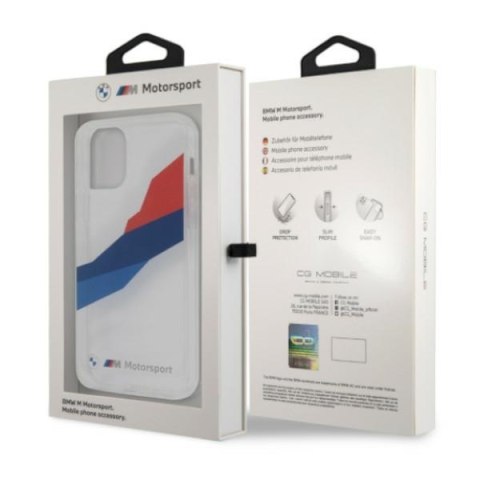 Etui iPhone 12 Pro Max BMW przezroczyste hardcase Motorsport Tricolor