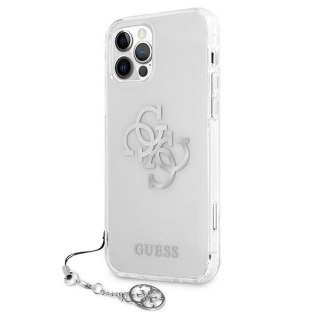 Etui iPhone 12 Pro Max Guess GUHCP12LKS4GSI transparent hardcase 4G Silver Charms Collection