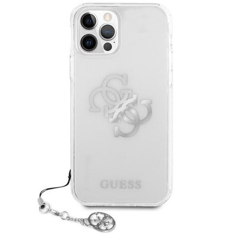 Etui na telefon iPhone 12 Pro Max Guess Charms Collection 4G Silver