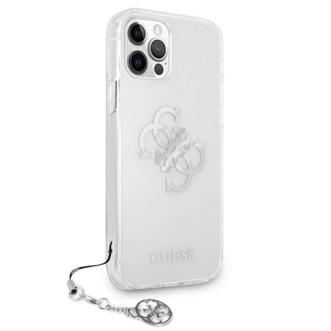 Etui na telefon iPhone 12 Pro Max Guess Charms Collection 4G Silver